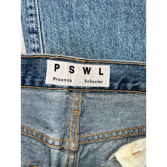 PSWL PROENZA SCHOULER Rigid Cuffed Stovepipe Jeans - size 29 - Picture 6 of 12